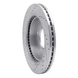 R1 Concepts 1997-2004 Ford F-150 4WD Front Right Drilled & Slotted Silver Brake Rotor by R1 Concepts 631-54147R