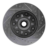 R1 Concepts 1997-2004 Ford F-250 2WD (Excl Super Duty) Front Left Drilled & Slotted Silver Brake Rotor by R1 Concepts 631-54150L