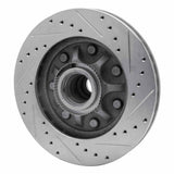 R1 Concepts 1997-2004 Ford F-250 2WD (Excl Super Duty) Front Left Drilled & Slotted Silver Brake Rotor by R1 Concepts 631-54150L