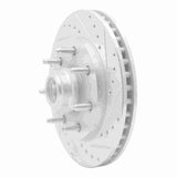 R1 Concepts 1997-2004 Ford F-250 2WD (Excl Super Duty) Front Right Drilled & Slotted Silver Brake Rotor by R1 Concepts 631-54150R