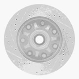 R1 Concepts 1997-2004 Ford F-250 2WD (Excl Super Duty) Front Right Drilled & Slotted Silver Brake Rotor by R1 Concepts 631-54150R