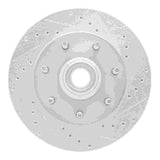 R1 Concepts 1997-2004 Ford F-250 2WD (Excl Super Duty) Front Right Drilled & Slotted Silver Brake Rotor by R1 Concepts 631-54150R