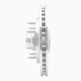 R1 Concepts 1997-2004 Ford F-250 2WD (Excl Super Duty) Front Right Drilled & Slotted Silver Brake Rotor by R1 Concepts 631-54150R