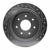 R1 Concepts 1997-2004 Ford F-250 2WD (Excl Super Duty) Rear Left Drilled & Slotted Silver Brake Rotor by R1 Concepts 631-54151L