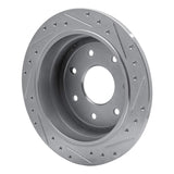 R1 Concepts 1997-2004 Ford F-250 2WD (Excl Super Duty) Rear Left Drilled & Slotted Silver Brake Rotor by R1 Concepts 631-54151L