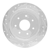 R1 Concepts 1997-2004 Ford F-250 4WD (Excl Super Duty) Rear Right Drilled & Slotted Silver Brake Rotor by R1 Concepts 631-54151R
