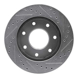 R1 Concepts 97-04 Ford F-250 4WD (Excl Super Duty) Front Left Drilled & Slotted Silver Brake Rotor by R1 Concepts RNC-631-54152L