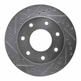 R1 Concepts 97-04 Ford F-250 4WD (Excl Super Duty) Front Left Drilled & Slotted Silver Brake Rotor by R1 Concepts RNC-631-54152L