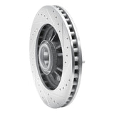 R1 Concepts 1997-2000 Ford Expedition Front Left Drilled & Slotted Silver Brake Rotor by R1 Concepts 631-54153L