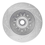 R1 Concepts 1997-2000 Ford Expedition Front Right Drilled & Slotted Silver Brake Rotor by R1 Concepts 631-54153R