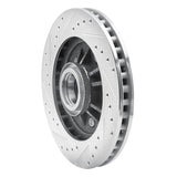R1 Concepts 1997-2000 Ford Expedition Front Right Drilled & Slotted Silver Brake Rotor by R1 Concepts 631-54153R