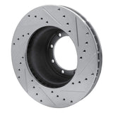 R1 Concepts 1996-2007 Ford E-450 Super Duty Rear Left Drilled & Slotted Silver Brake Rotor by R1 Concepts 631-54154L
