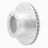 R1 Concepts 1996-2007 Ford E-450 Super Duty Rear Right Drilled & Slotted Silver Brake Rotor by R1 Concepts 631-54154R