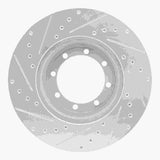 R1 Concepts 1996-2007 Ford E-450 Super Duty Rear Right Drilled & Slotted Silver Brake Rotor by R1 Concepts 631-54154R