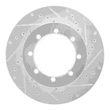 R1 Concepts 1996-2007 Ford E-450 Super Duty Rear Right Drilled & Slotted Silver Brake Rotor by R1 Concepts 631-54154R