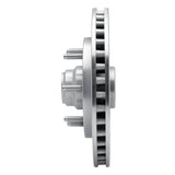 R1 Concepts 1997-2002 Ford F-250 2WD (Excl Super Duty) Front Left Drilled & Slotted Silver Brake Rotor by R1 Concepts 631-54155L