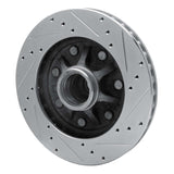 R1 Concepts 1997-2002 Ford F-250 2WD (Excl Super Duty) Front Left Drilled & Slotted Silver Brake Rotor by R1 Concepts 631-54155L