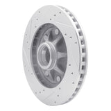 R1 Concepts 1997-2002 Ford F-150 RWD Front Right Drilled & Slotted Silver Brake Rotor by R1 Concepts 631-54155R