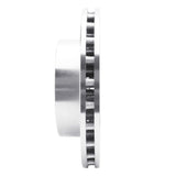 R1 Concepts 1999-2001 Ford F-450 Super Duty Front Left Drilled & Slotted Silver Brake Rotor by R1 Concepts 631-54158L