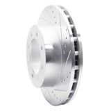 R1 Concepts 1999-2001 Ford F-550 Super Duty Front Right Drilled & Slotted Silver Brake Rotor by R1 Concepts 631-54158R
