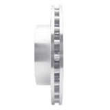 R1 Concepts 1999-2001 Ford F-550 Super Duty Front Right Drilled & Slotted Silver Brake Rotor by R1 Concepts 631-54158R