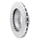 R1 Concepts 1999-2001 Ford F-550 Super Duty Front Right Drilled & Slotted Silver Brake Rotor by R1 Concepts 631-54158R