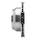 R1 Concepts 1999-2004 Ford F-350 Super Duty 4WD Rear Left Drilled & Slotted Silver Brake Rotor by R1 Concepts 631-54160L