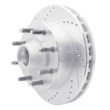 R1 Concepts 1999-2002 Ford F-250 2WD (Super Duty) Front Left Drilled & Slotted Silver Brake Rotor by R1 Concepts 631-54162L