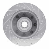 R1 Concepts 1999-2002 Ford F-250 2WD (Super Duty) Front Left Drilled & Slotted Silver Brake Rotor by R1 Concepts 631-54162L