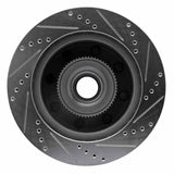 R1 Concepts 99-02 Ford Excursion Front Left Drilled & Slotted Silver Brake Rotor by R1 Concepts RNC-631-54163L