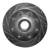 R1 Concepts 99-02 Ford Excursion Front Left Drilled & Slotted Silver Brake Rotor by R1 Concepts RNC-631-54163L