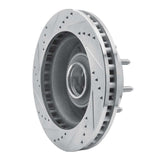 R1 Concepts 1999-2002 Ford Excursion Front Right Drilled & Slotted Silver Brake Rotor by R1 Concepts 631-54163R