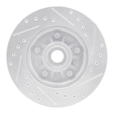 R1 Concepts 1998-2002 Ford Ranger (USA/Canada) Front Left Drilled & Slotted Silver Brake Rotor by R1 Concepts 631-54165L