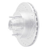 R1 Concepts 1998-2002 Ford Ranger (USA/Canada) Front Right Drilled & Slotted Silver Brake Rotor by R1 Concepts 631-54165R