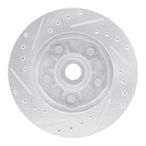R1 Concepts 1998-2002 Ford Ranger (USA/Canada) Front Right Drilled & Slotted Silver Brake Rotor by R1 Concepts 631-54165R