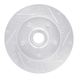 R1 Concepts 1998-2002 Ford Ranger (USA/Canada) Front Right Drilled & Slotted Silver Brake Rotor by R1 Concepts 631-54165R