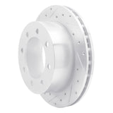 R1 Concepts 1999-2007 Ford E-350 Econoline Rear Left Drilled & Slotted Silver Brake Rotor by R1 Concepts 631-54167L