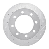 R1 Concepts 1999-2007 Ford E-350 Club Wagon Rear Right Drilled & Slotted Silver Brake Rotor by R1 Concepts 631-54167R