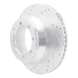 R1 Concepts 1999-2007 Ford E-350 Super Duty Rear Left Drilled & Slotted Silver Brake Rotor by R1 Concepts 631-54168L