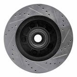 R1 Concepts 2000-2004 Ford F-150 RWD Front Left Drilled & Slotted Silver Brake Rotor by R1 Concepts 631-54169L