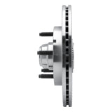 R1 Concepts 2000-2004 Ford F-150 RWD Front Left Drilled & Slotted Silver Brake Rotor by R1 Concepts 631-54169L