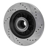 R1 Concepts 2000-2004 Ford F-150 RWD Front Left Drilled & Slotted Silver Brake Rotor by R1 Concepts 631-54169L