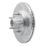 R1 Concepts 2000-2004 Ford F-150 RWD Front Right Drilled & Slotted Silver Brake Rotor by R1 Concepts 631-54169R