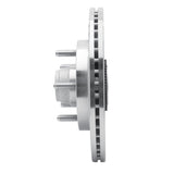 R1 Concepts 2000-2004 Ford F-150 RWD Front Right Drilled & Slotted Silver Brake Rotor by R1 Concepts 631-54169R