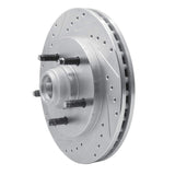 R1 Concepts 1999-2004 Ford F-150 RWD Front Left Drilled & Slotted Silver Brake Rotor by R1 Concepts 631-54170L