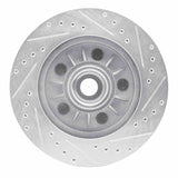 R1 Concepts 1999-2004 Ford F-150 RWD Front Left Drilled & Slotted Silver Brake Rotor by R1 Concepts 631-54170L
