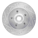 R1 Concepts 1999-2004 Ford F-150 RWD Front Left Drilled & Slotted Silver Brake Rotor by R1 Concepts 631-54170L