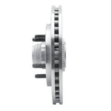 R1 Concepts 1999-2004 Ford F-150 RWD Front Left Drilled & Slotted Silver Brake Rotor by R1 Concepts 631-54170L