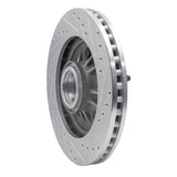 R1 Concepts 1999-2004 Ford F-150 RWD Front Left Drilled & Slotted Silver Brake Rotor by R1 Concepts 631-54170L