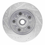 R1 Concepts 1999-2004 Ford F-150 RWD Front Right Drilled & Slotted Silver Brake Rotor by R1 Concepts 631-54170R